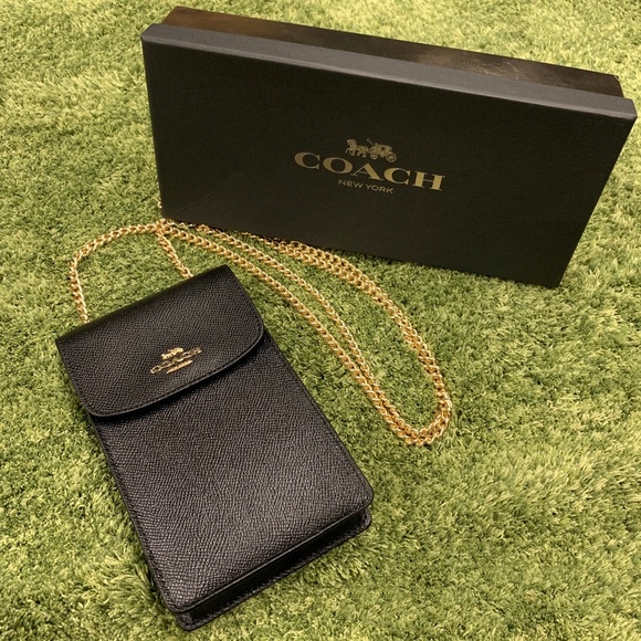 New COACH Women's Cross Body F89282 Cell Phone Case Bags & Handbags